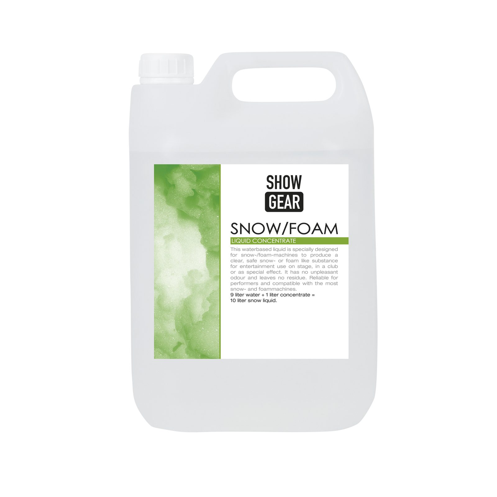 Concentrato neve/schiuma 5L base acqua - Showgear 80342