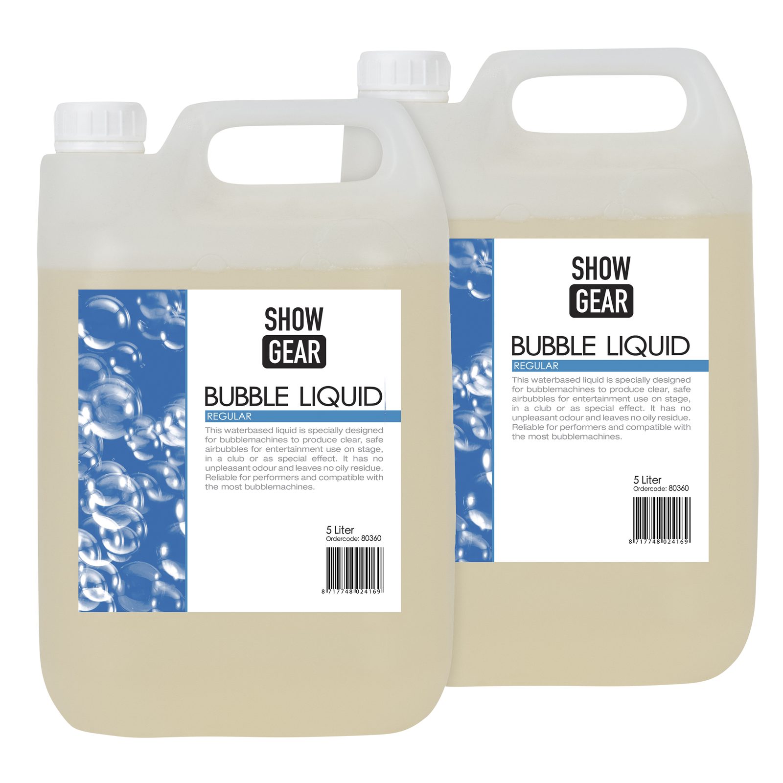 Liquido per bolle 5 litri pronto all'uso - Showgear 80360