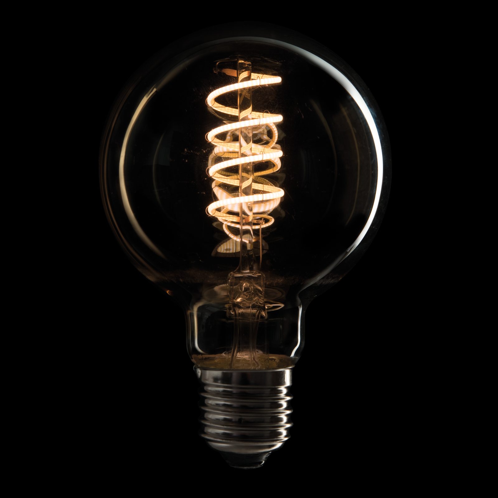 LED Filament Bulb E27 4W dimmerabile gold glass cover 120mm - Showgear 83262