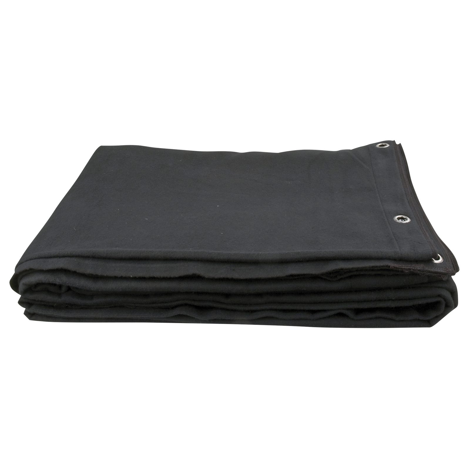 Fondale in molton nero 320 g/m² 3x4,5 m - Showgear 89020