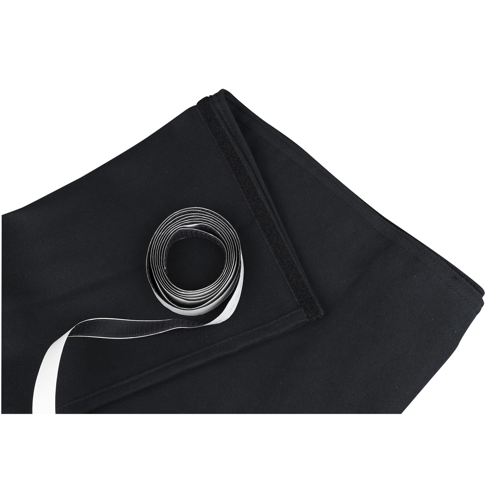 Gonna per palco Stagemolton 320 g/m² Black 600x20 cm senza pieghe - SHOWGEAR 89087