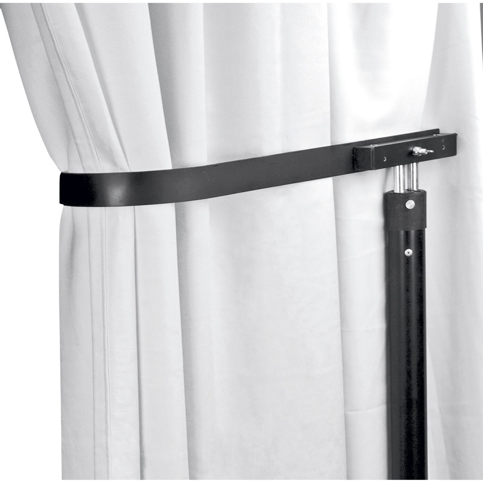 Gancio Wagner per tende P&D nero - Wentex 89321