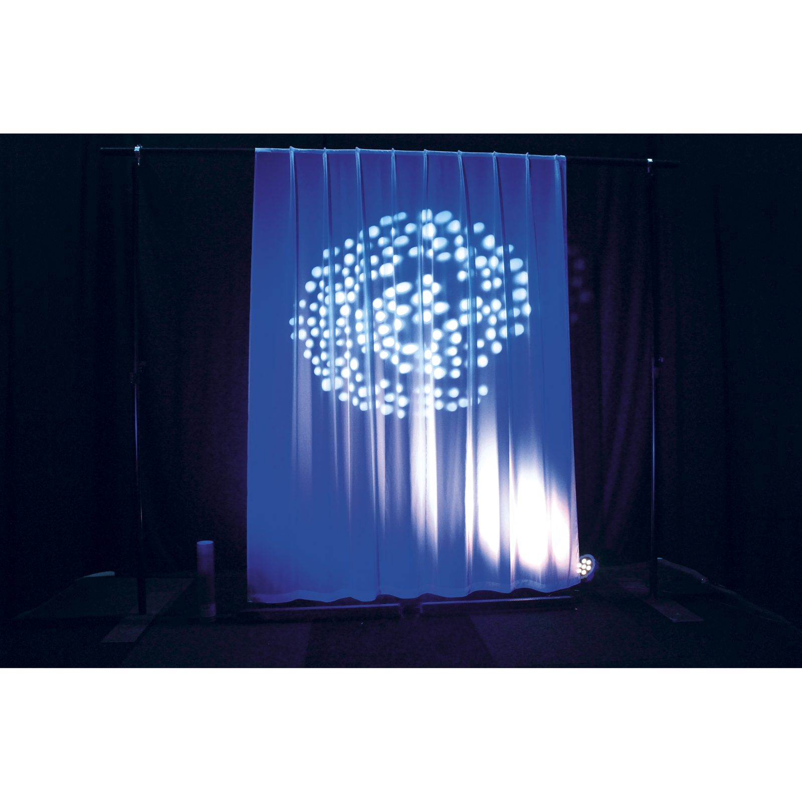 Voile CS Curtain 55 g/m² White 300x300 cm unpleated - Showgear 89461