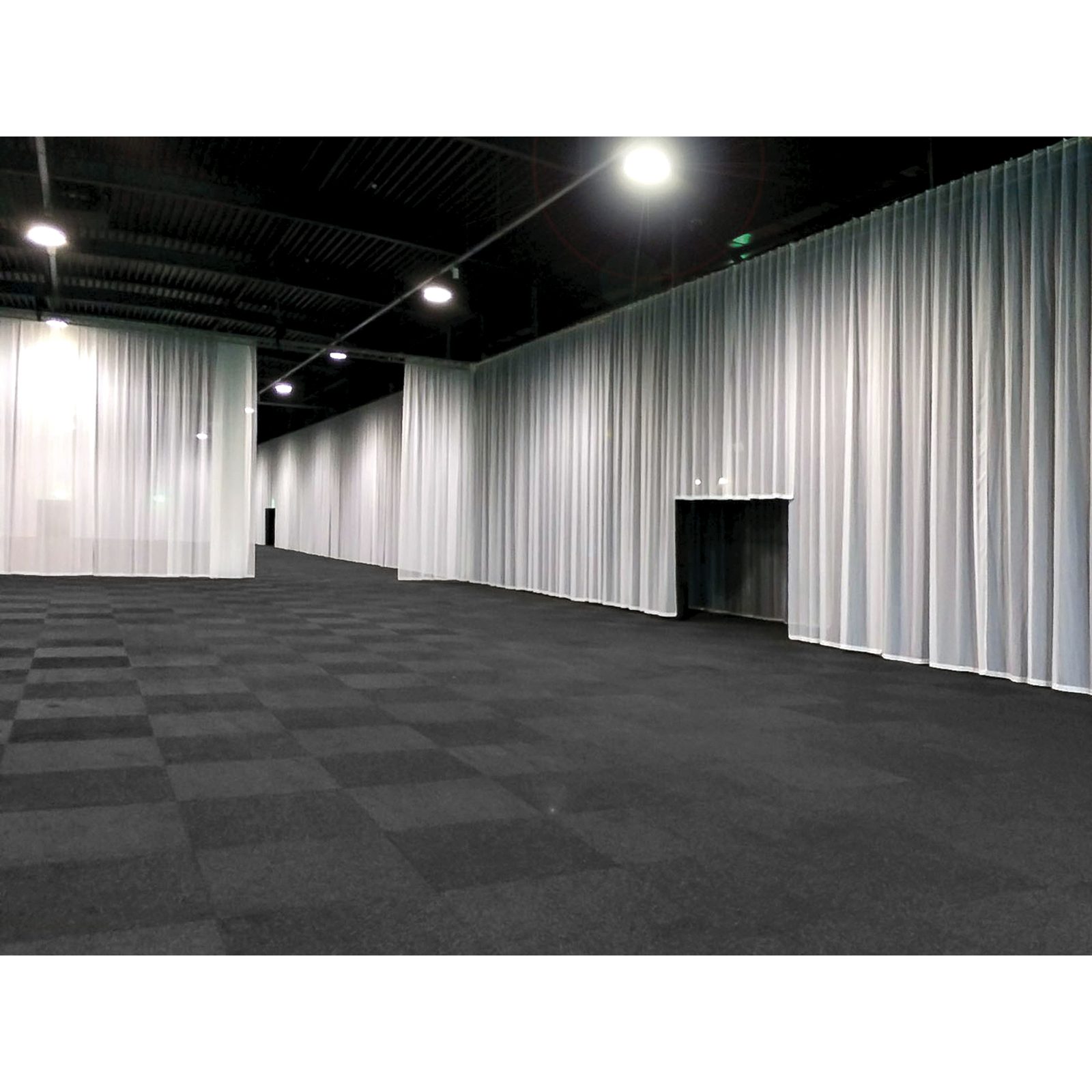 Voile CS Curtain 55 g/m² White 300x400 cm unpleated - Showgear 89463