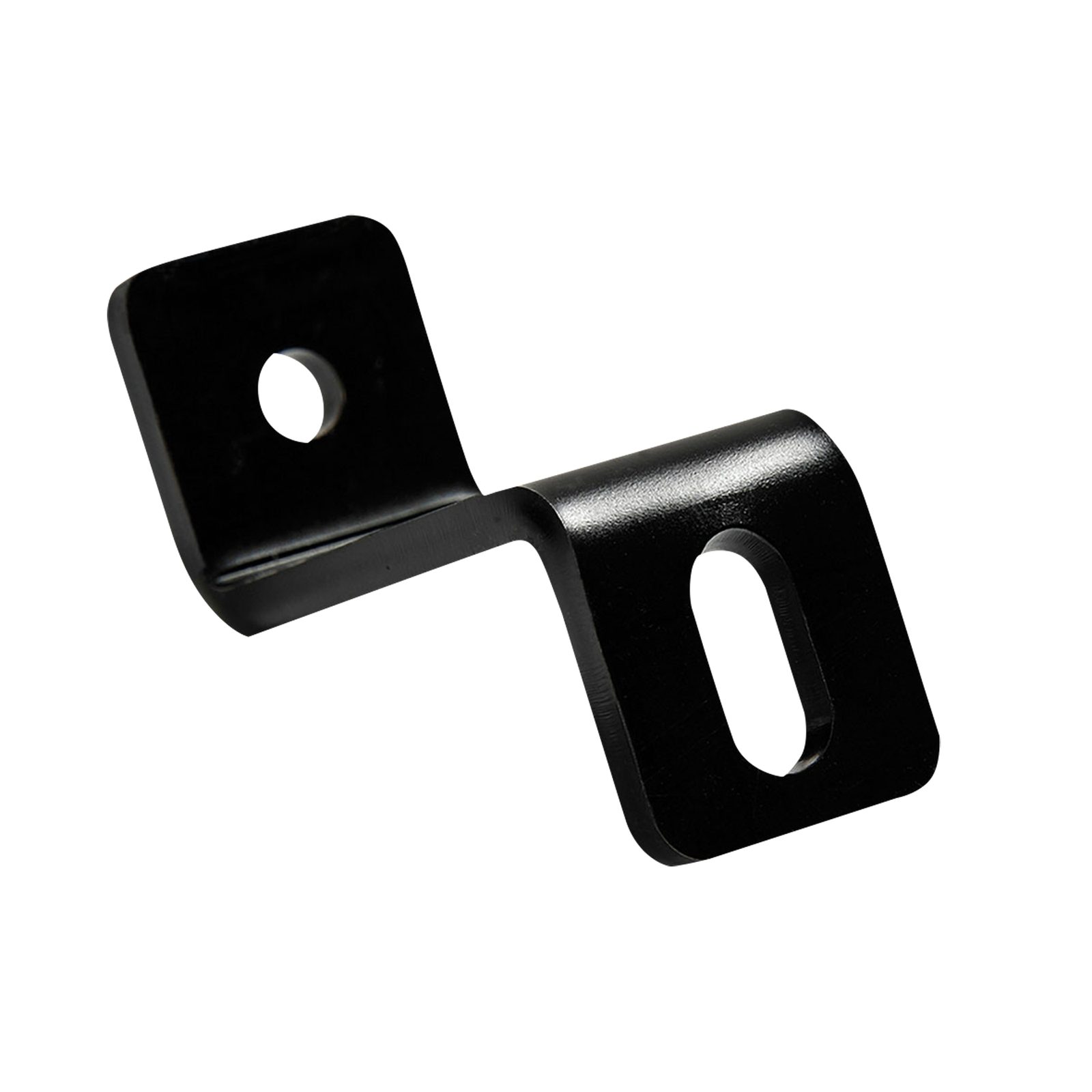Staffa montaggio universale Eurotrack nera rivestita a polvere - WENTEX 89511