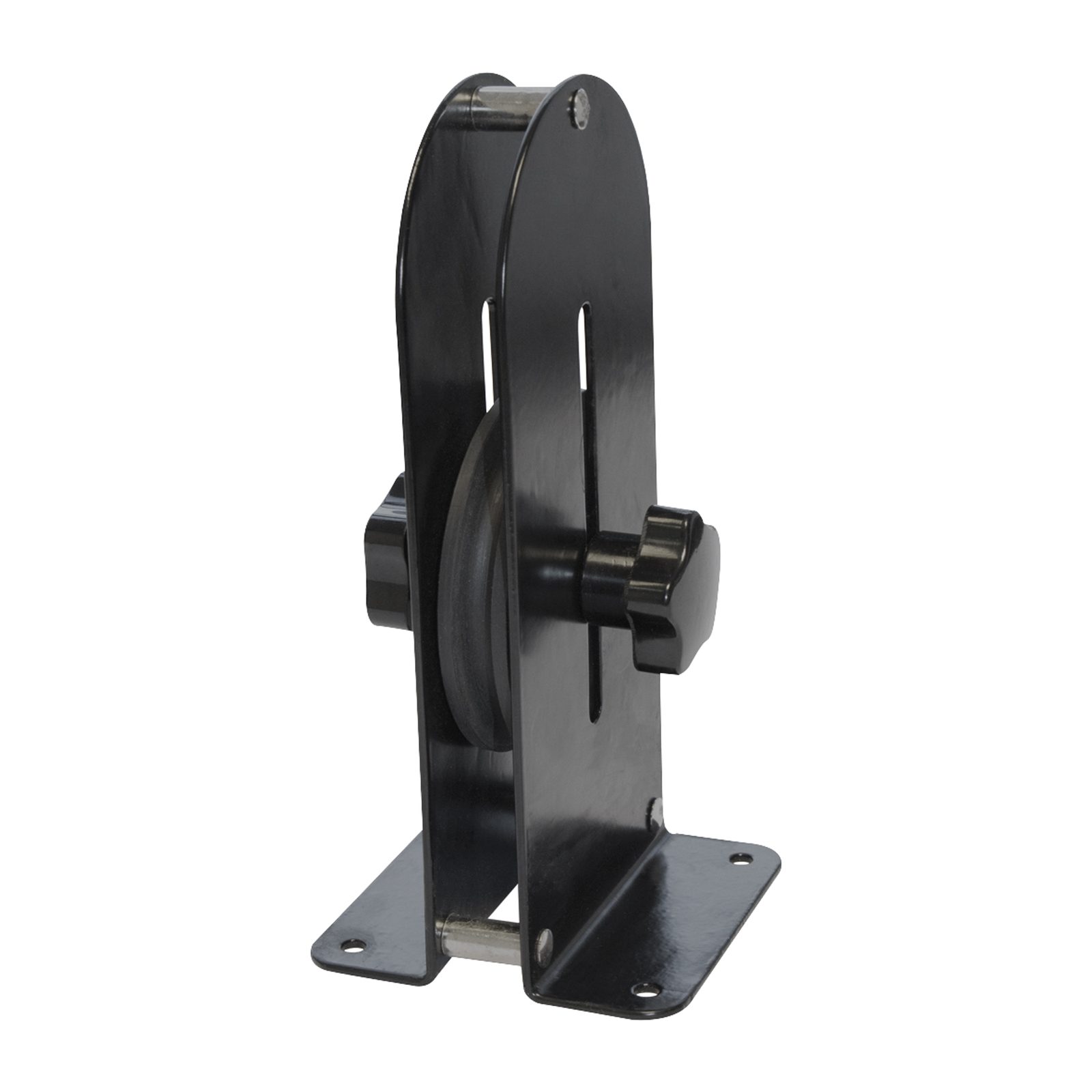 Carrucola da pavimento nera - Wentex 89530