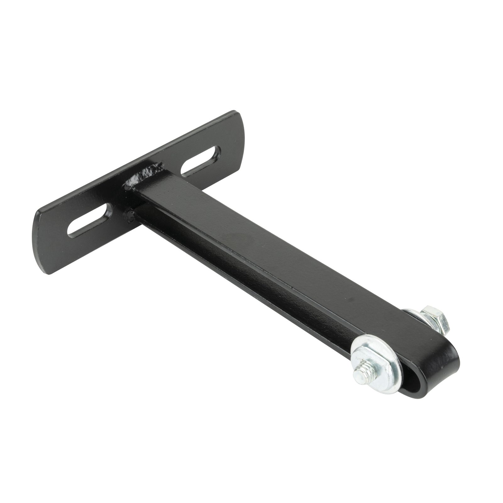 Braccio a muro Eurotrack in metallo nero 205 mm - Wentex 89537