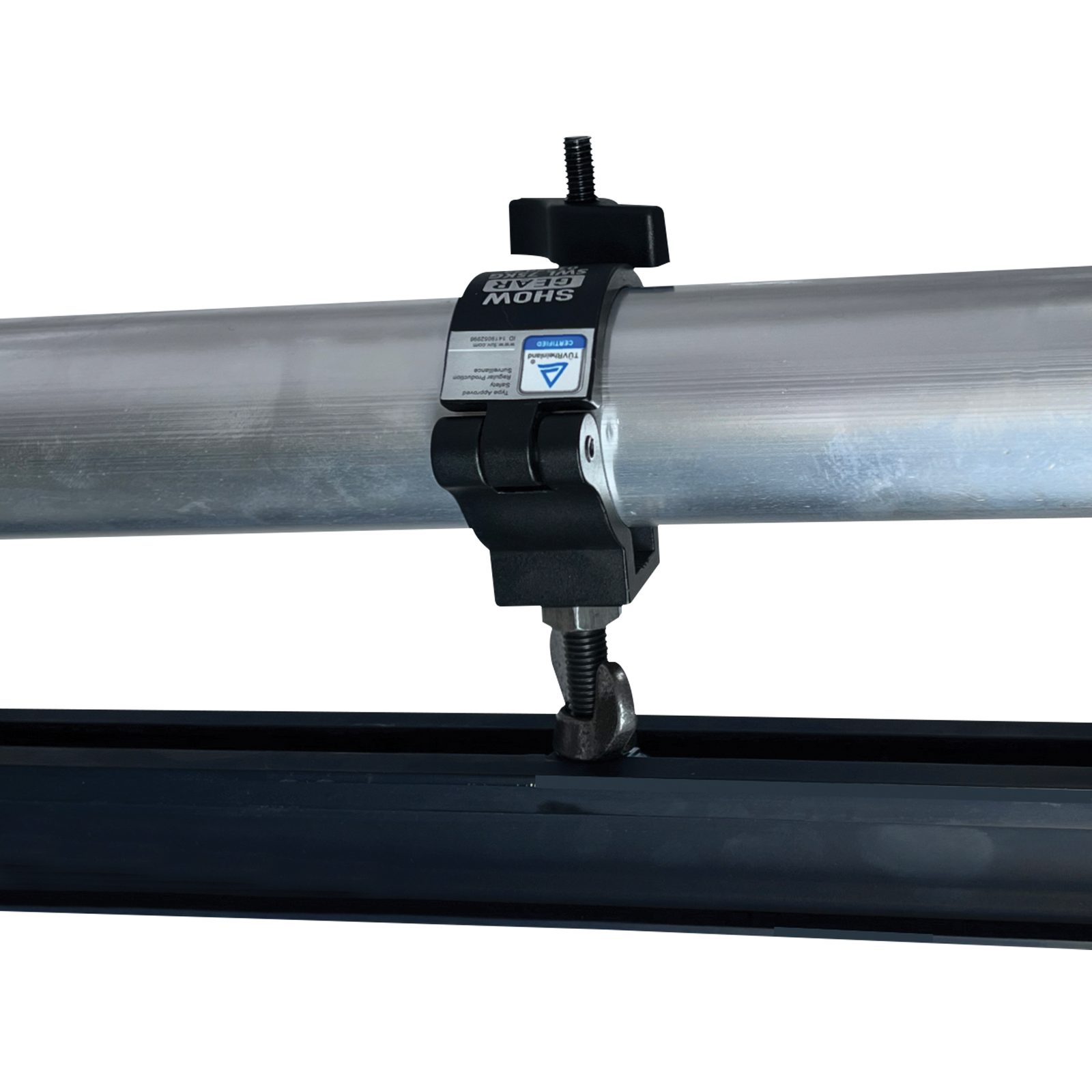 Semiaccoppiatore per Eurotrack con bullone M10x35 e dado scorrevole - Wentex 89566
