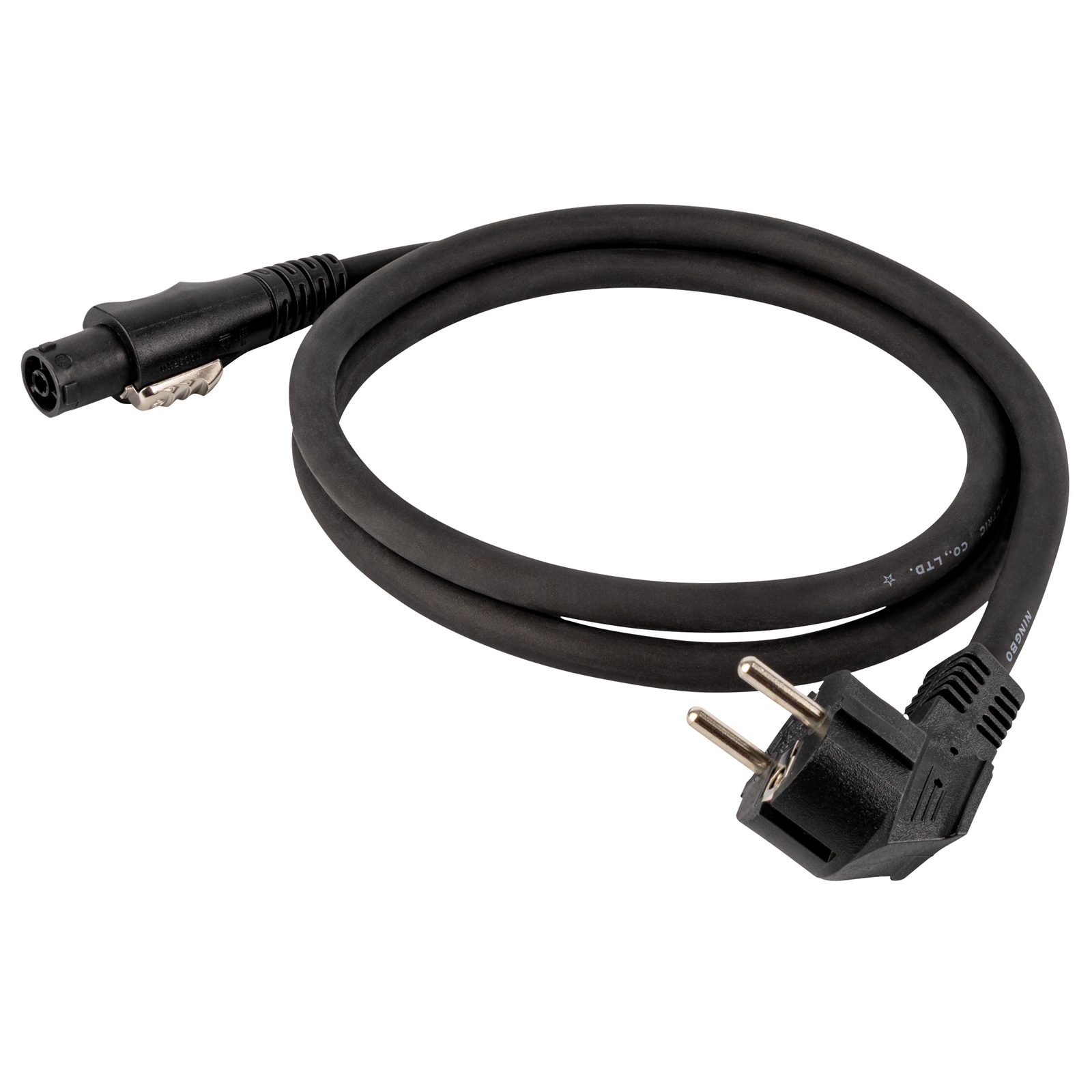 Cavo di alimentazione powerCON TRUE1 - Schuko ad angolo retto 3x2.5mm² 1.5m Nero - Neutrik 90376