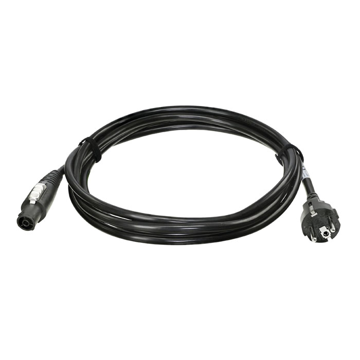 Cavo di alimentazione powerCON TRUE1 - Schuko dritta 3x2.5mm² 3m Nero - Neutrik 90379