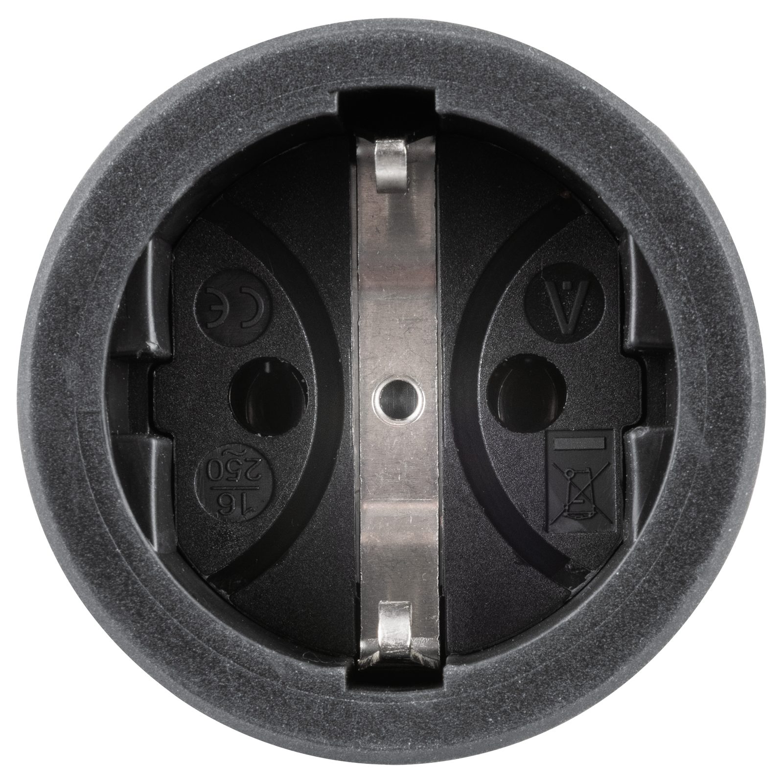 Connettore Schuko femmina gomma 240V CEE 7/VII - ABL 90396