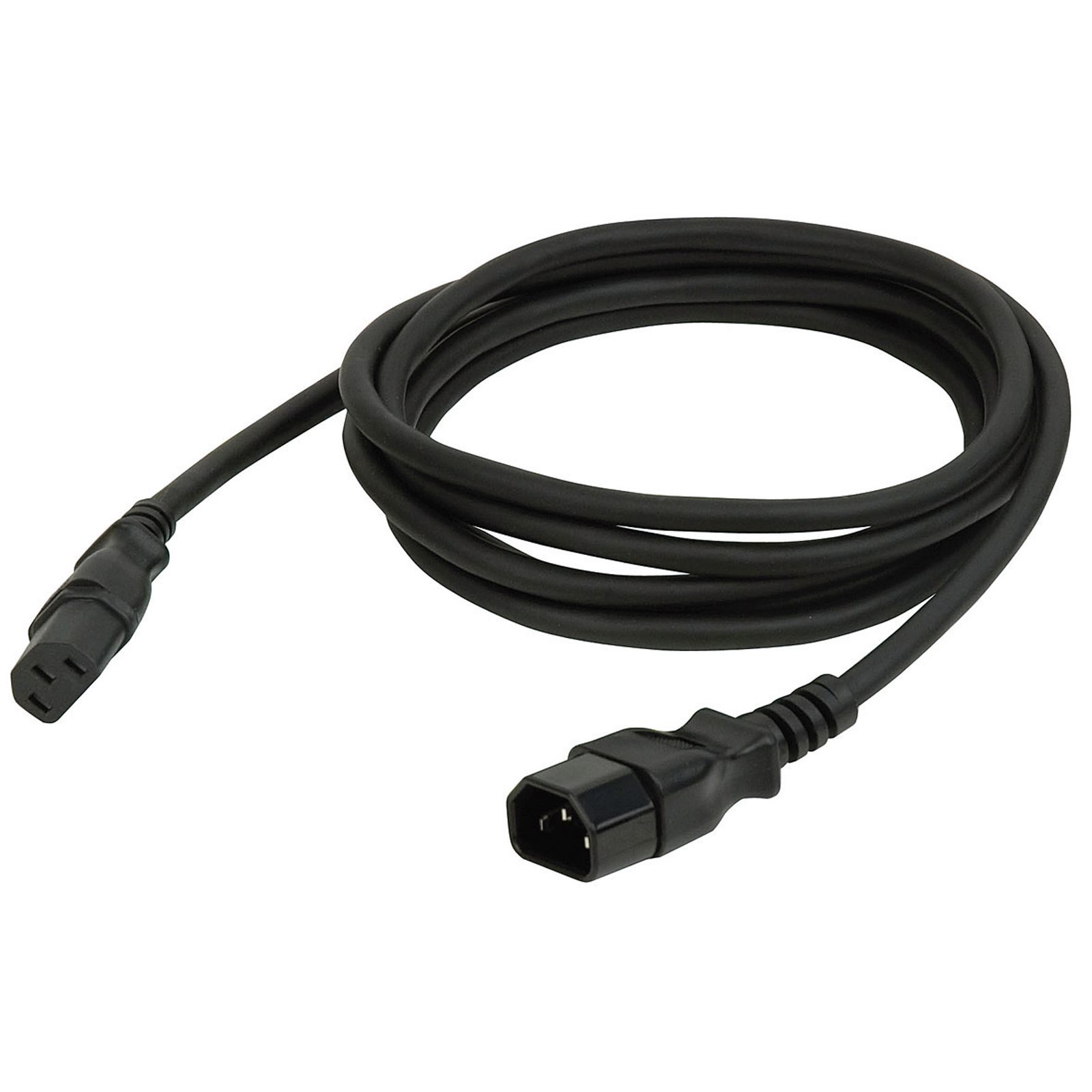 Cavo IEC C14 maschio a C13 femmina 3m 1.5mm² 16A nero - DAP 90446
