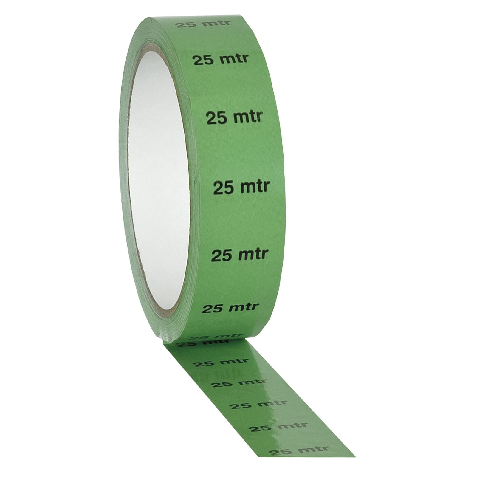 Nastro marcatore cavi PVC verde 25 mm x 33 m - SHOWGEAR 90629G