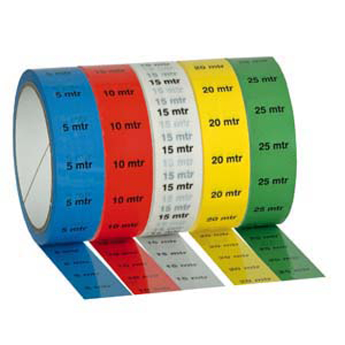 Nastro marcatore cavi PVC verde 25 mm x 33 m - SHOWGEAR 90629G