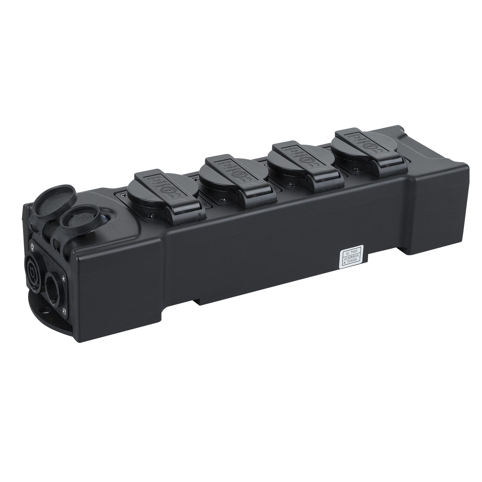 PowerBOX 4 True1 - Ingresso/Uscita PowerCon True1, 4xSchuko - Showgear 90666