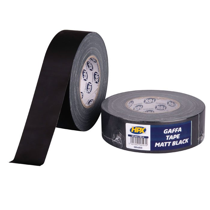 Nastro Gaffa opaco nero 48 mm x 50 m - HPX 90694