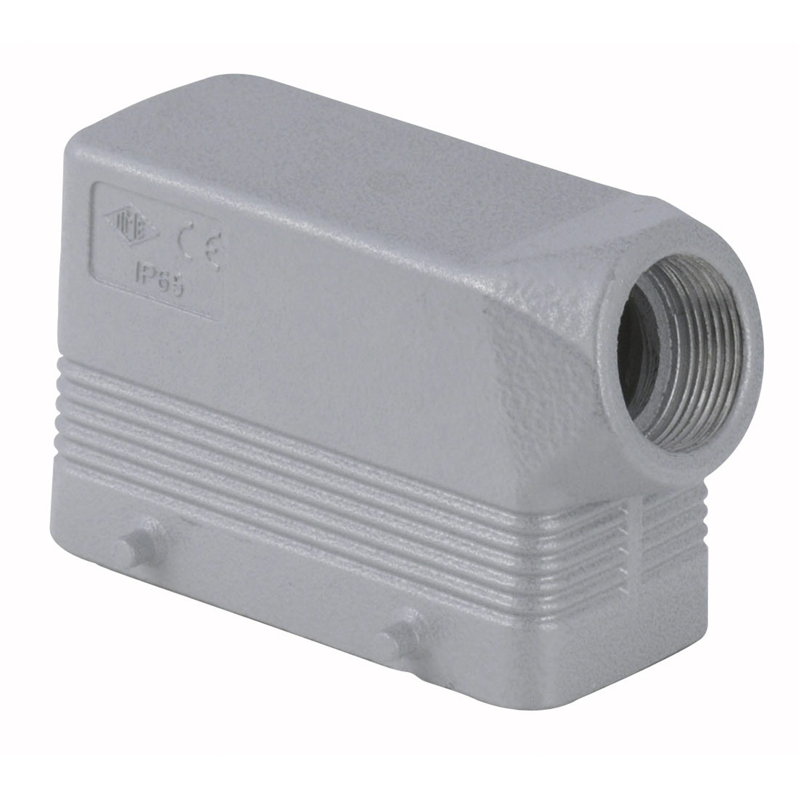 Cappuccio connettore laterale 16 pin PG21 IP66 metallo grigio - ILME 90713