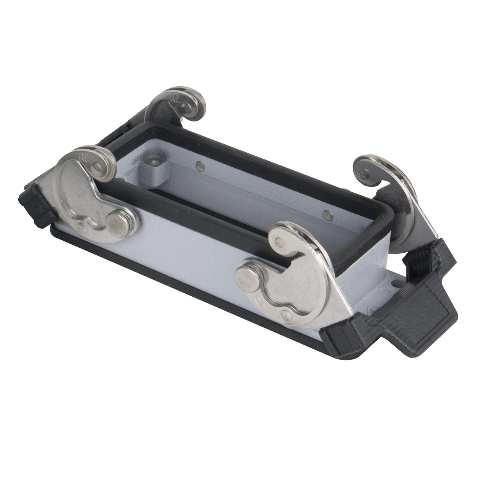 Alloggiamento da incasso 16 pin fondo aperto grigio metallo - ILME 90715