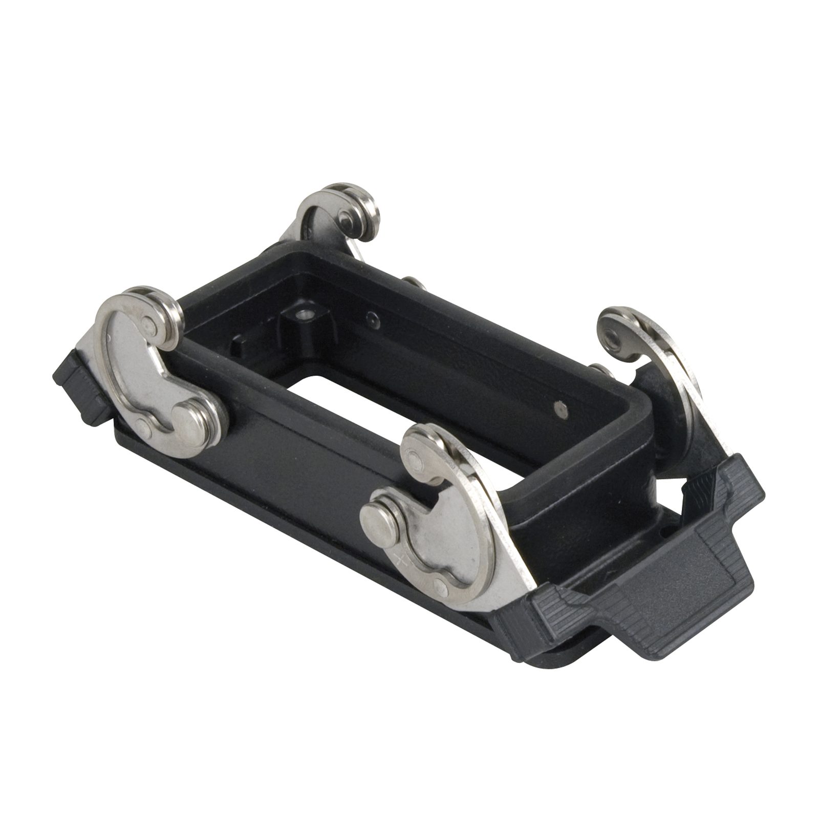 Alloggiamento da incasso 16 pin fondo aperto nero metallo - ILME 90715B