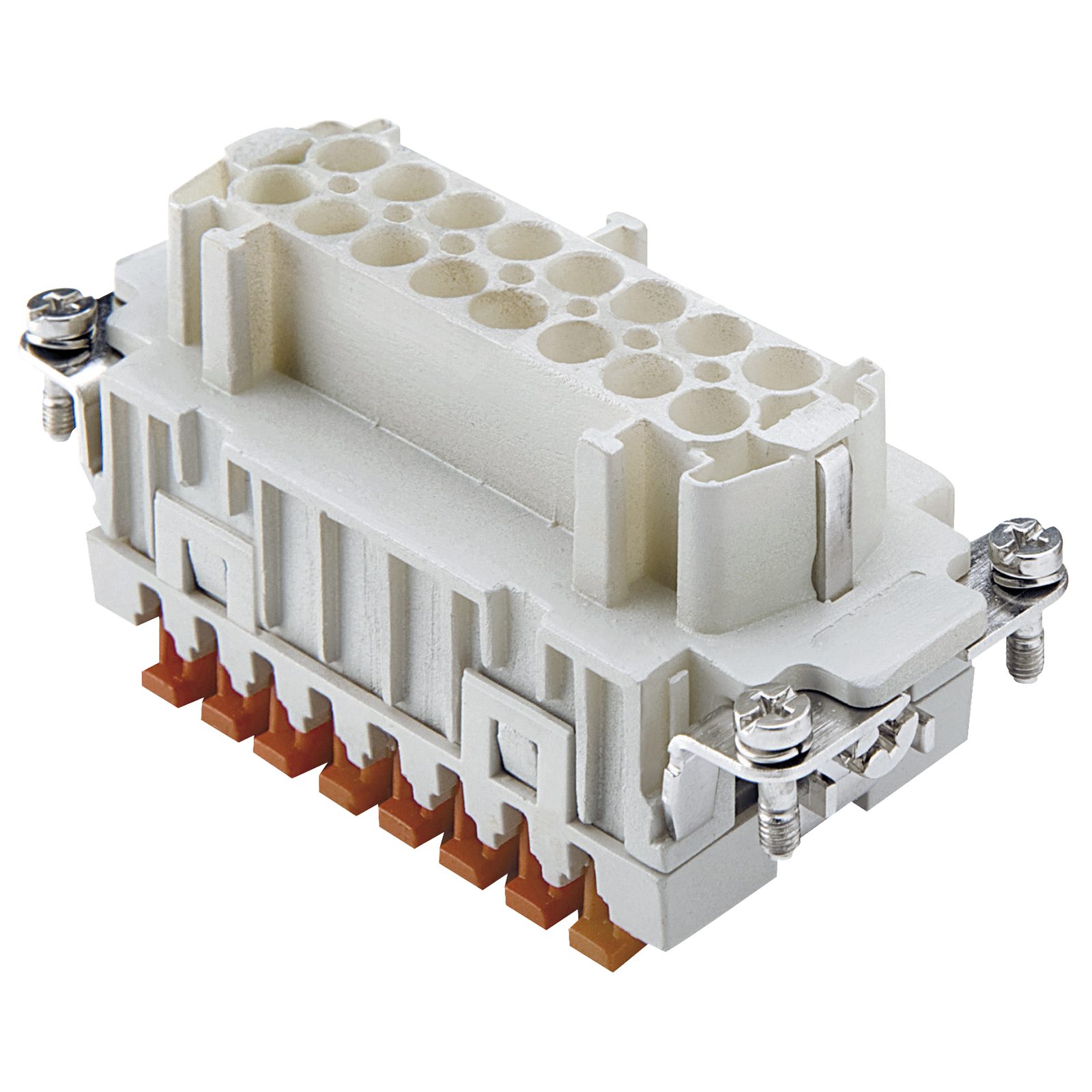 Insert femmina 16 pin squich connessione a molla - ILME 90716SQ