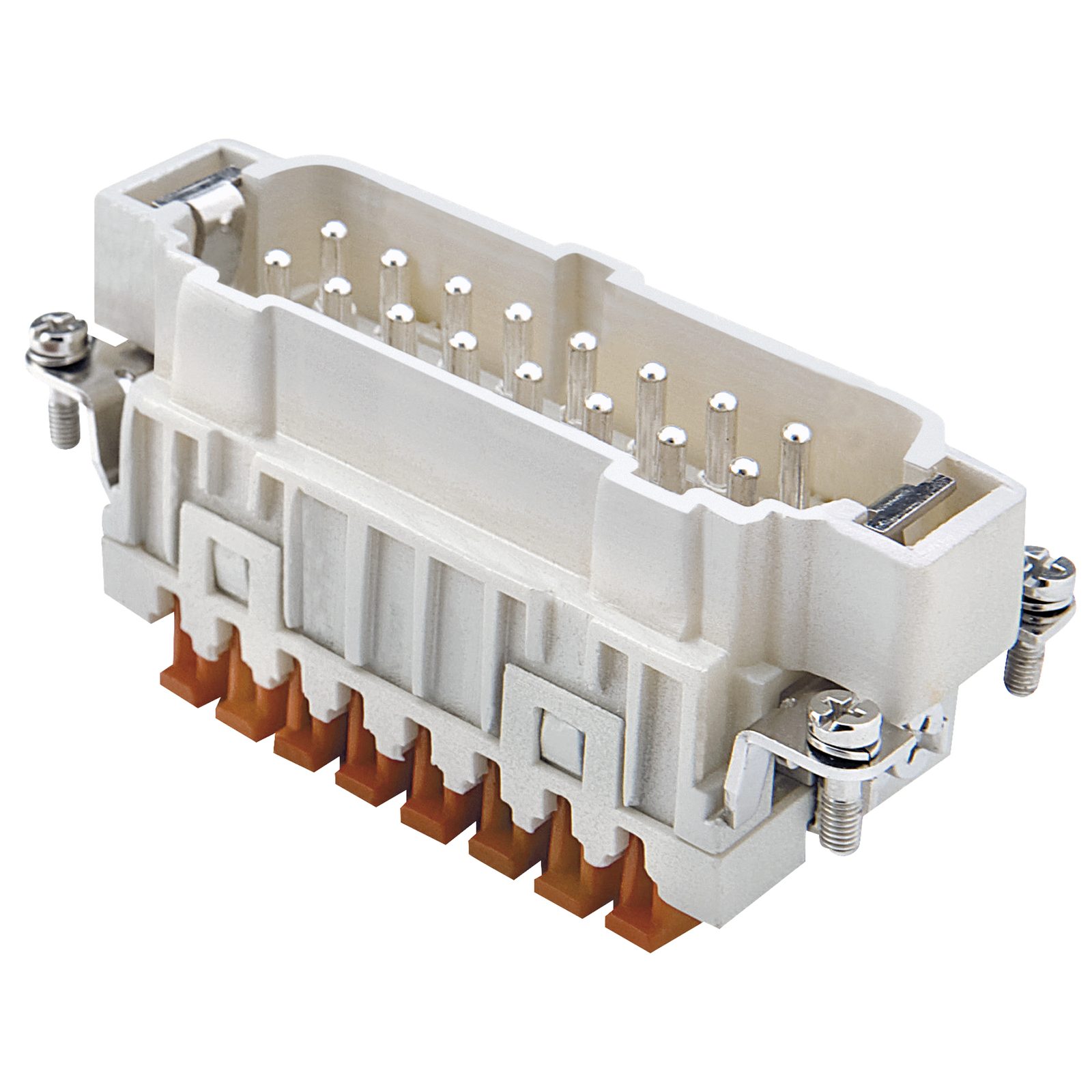 Insert maschio 16 pin squich connessione a molla - ILME 90717SQ