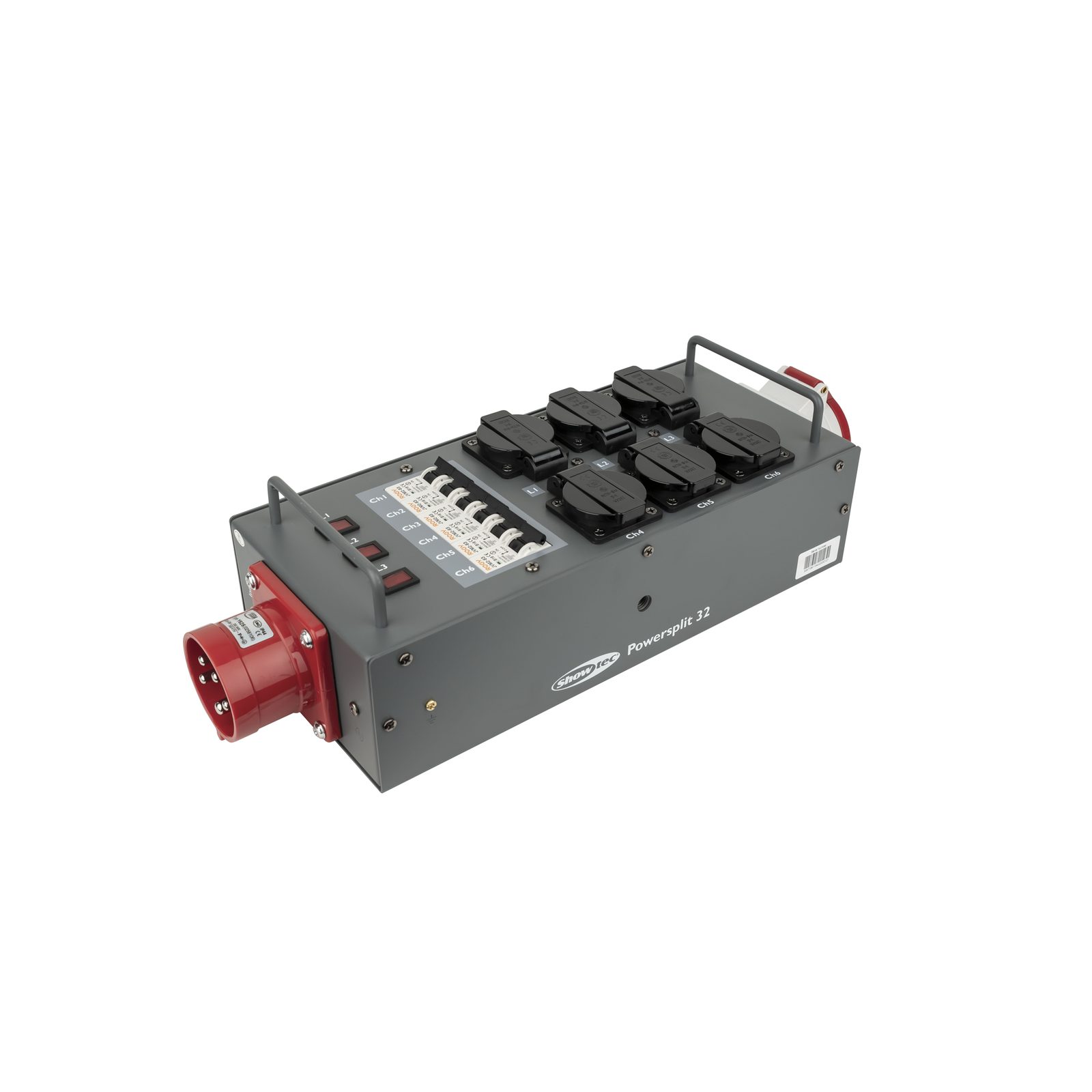 Powersplit 32 CEE 32A 6x Schuko + 1x CEE 16A 5P - Showgear 91134