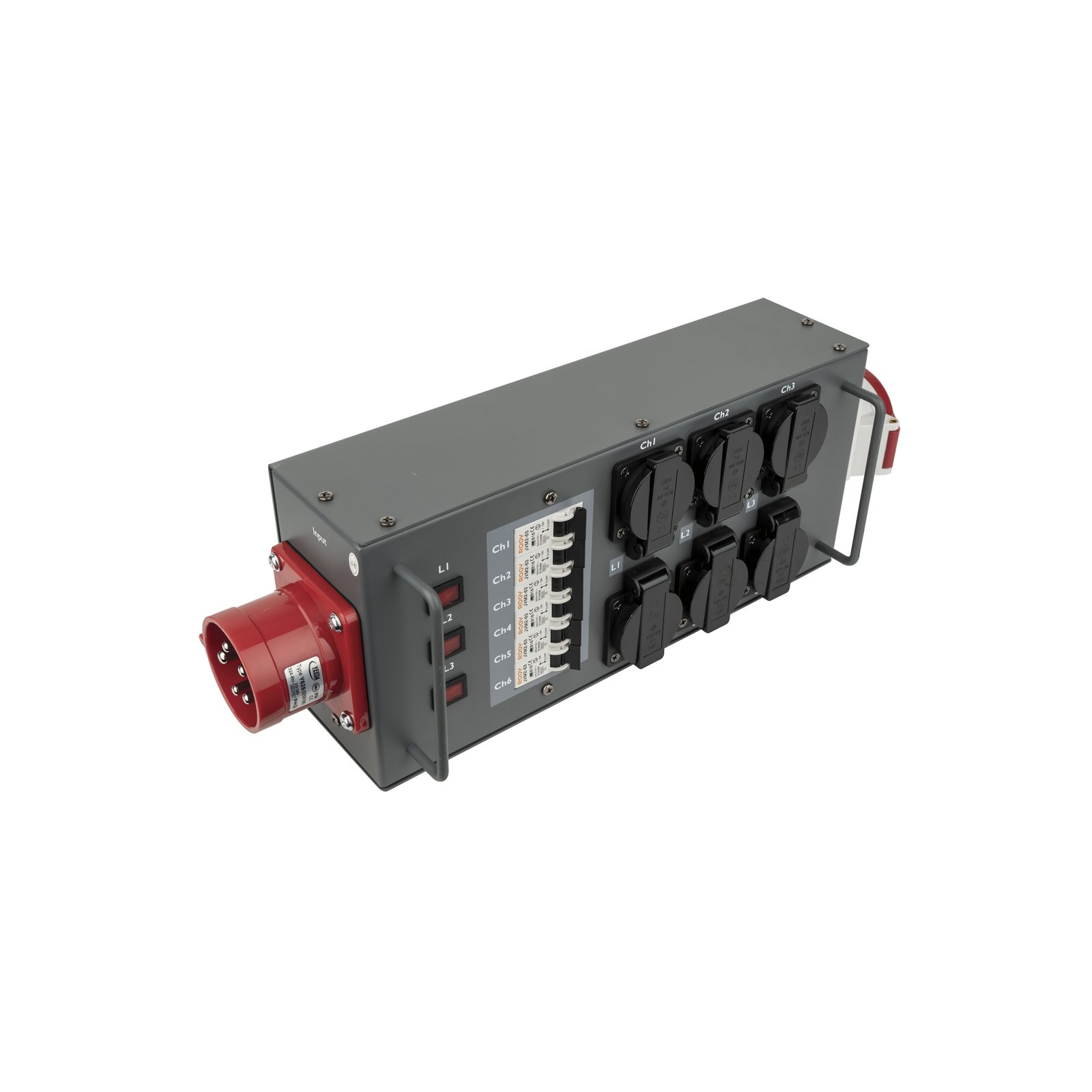 Powersplit 32 CEE 32A 6x Schuko + 1x CEE 16A 5P - Showgear 91134