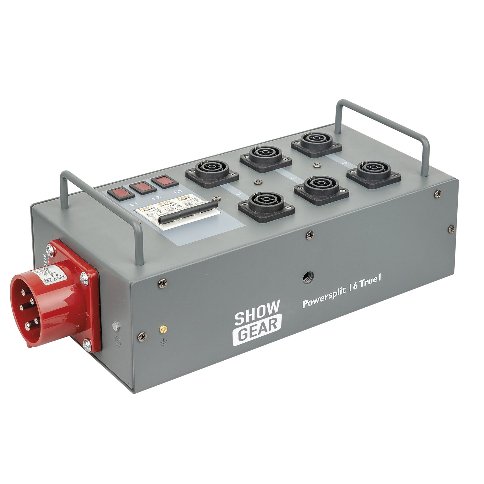 Power Split 16 True CEE 16A 6x Power Pro True - Showgear 91135