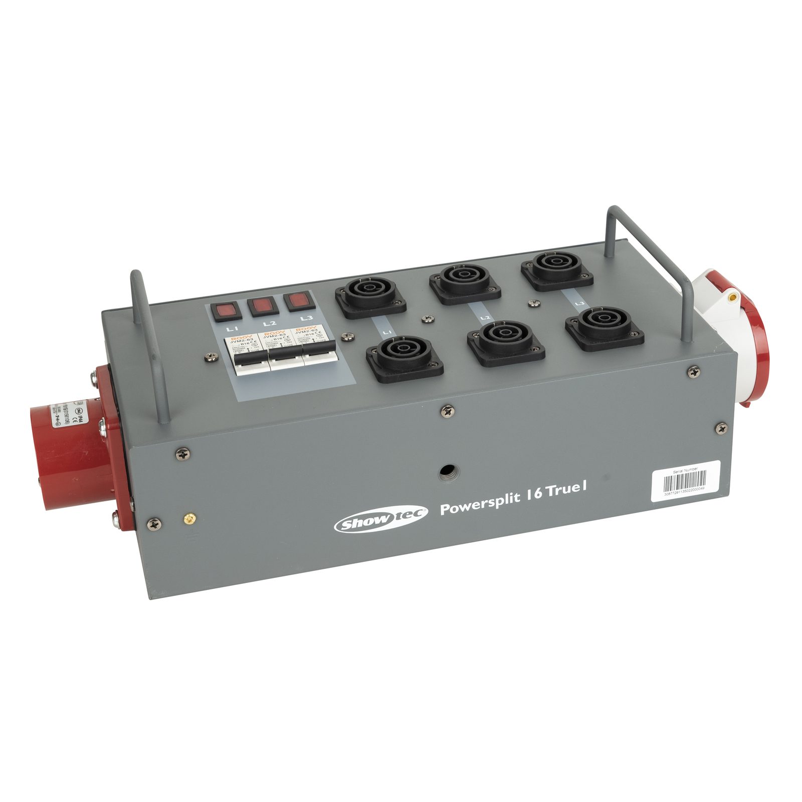 Power Split 16 True CEE 16A 6x Power Pro True - Showgear 91135
