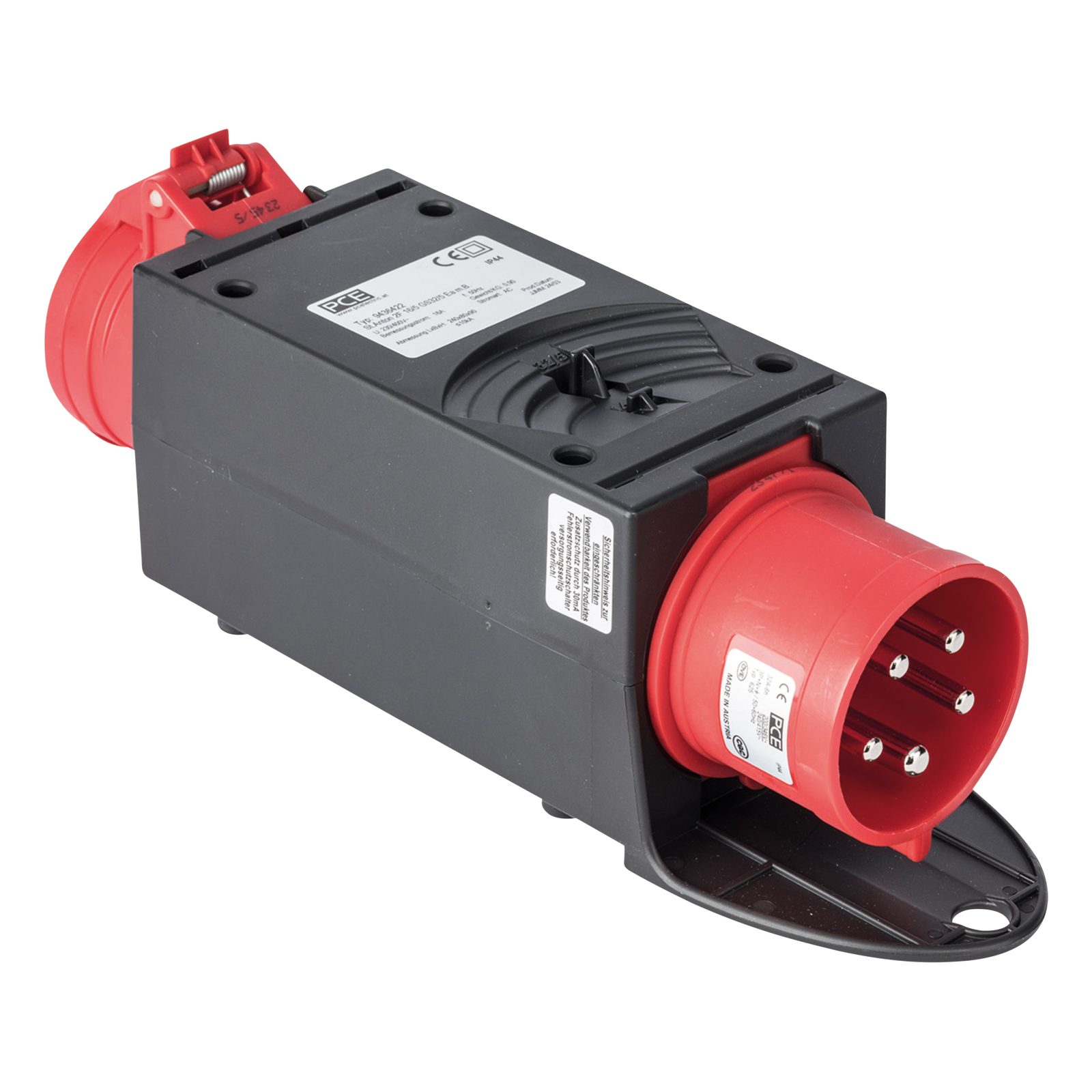 Mobile Distribution Box ST.ANTON 2F 16/5 GS32/5 CEE 32A in / 16A out IP44 - PCE 91203