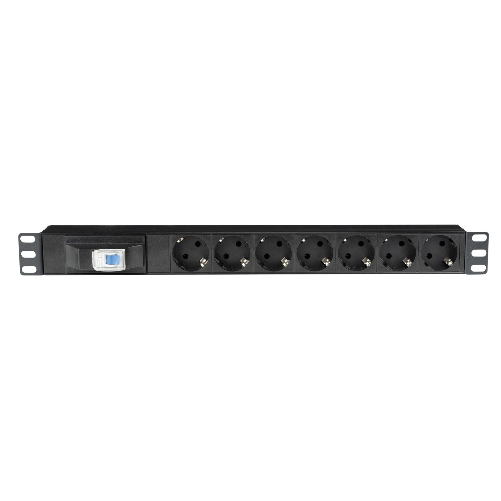 19" 1U Power Strip con Interruttore 16A Classe B - Showgear 91233