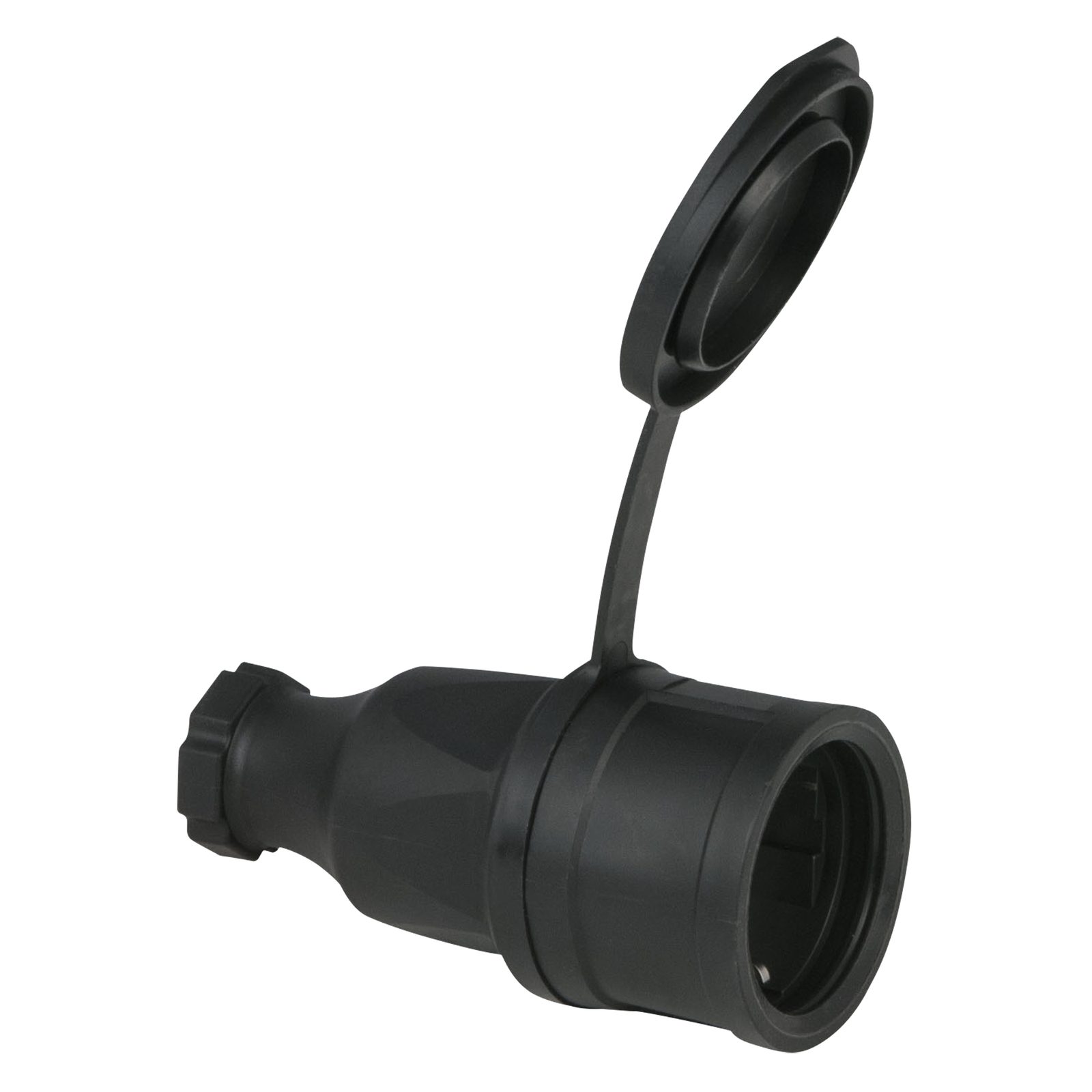 Rubber Schuko Connector Female 16A IP44 3P - PCE 91304