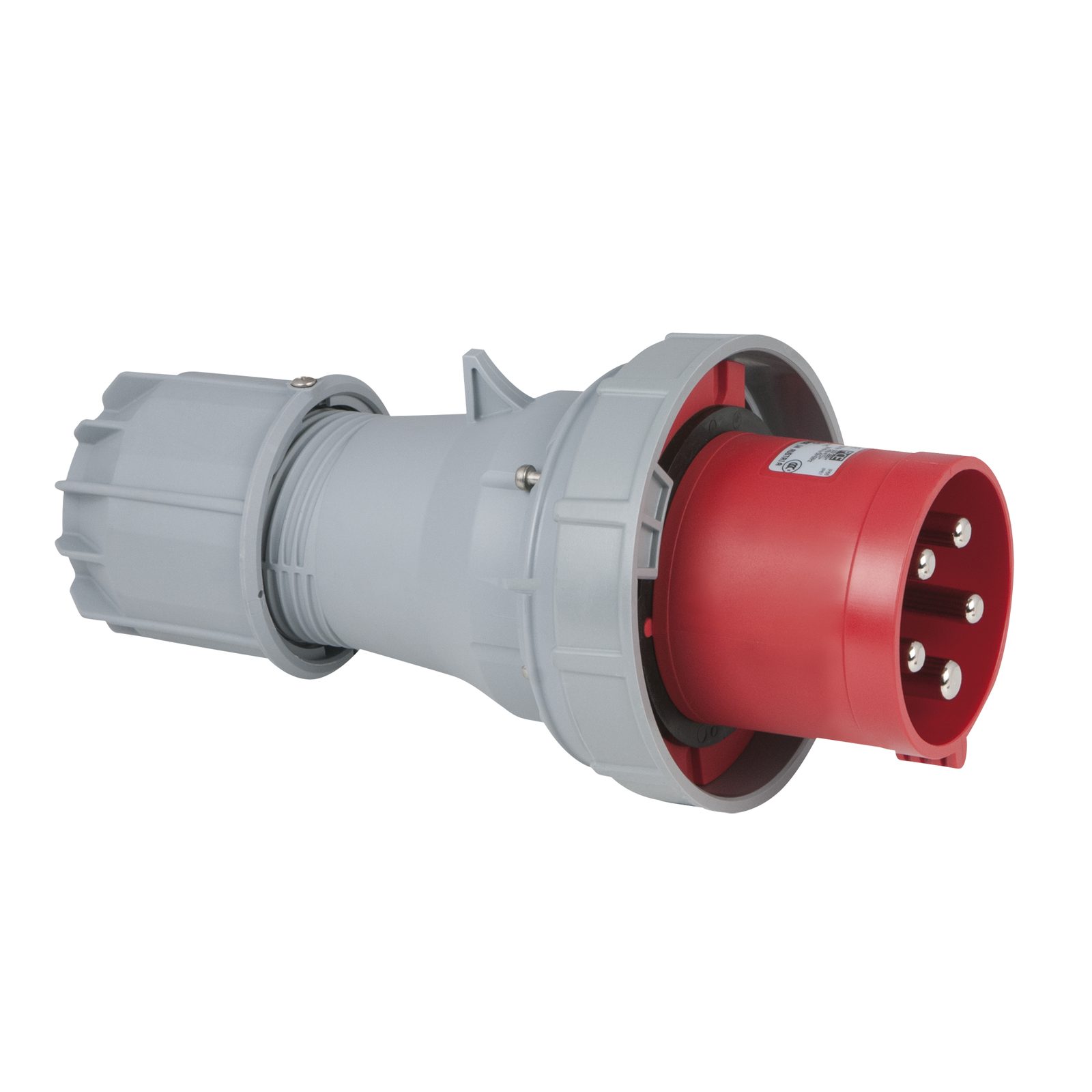 Spina CEE maschio 125A/400V 5P IP67 rosso - PCE 913241