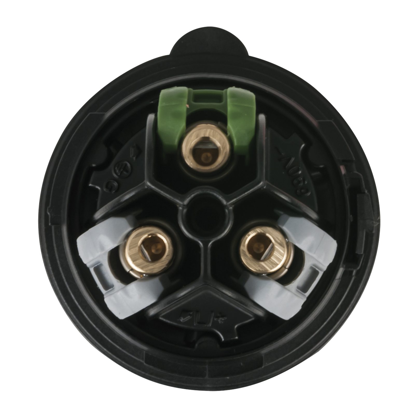 Spina CEE femmina 16A/240V 3P IP44 nera morsetti senza vite (Turbo Terminal) - PCE 913301