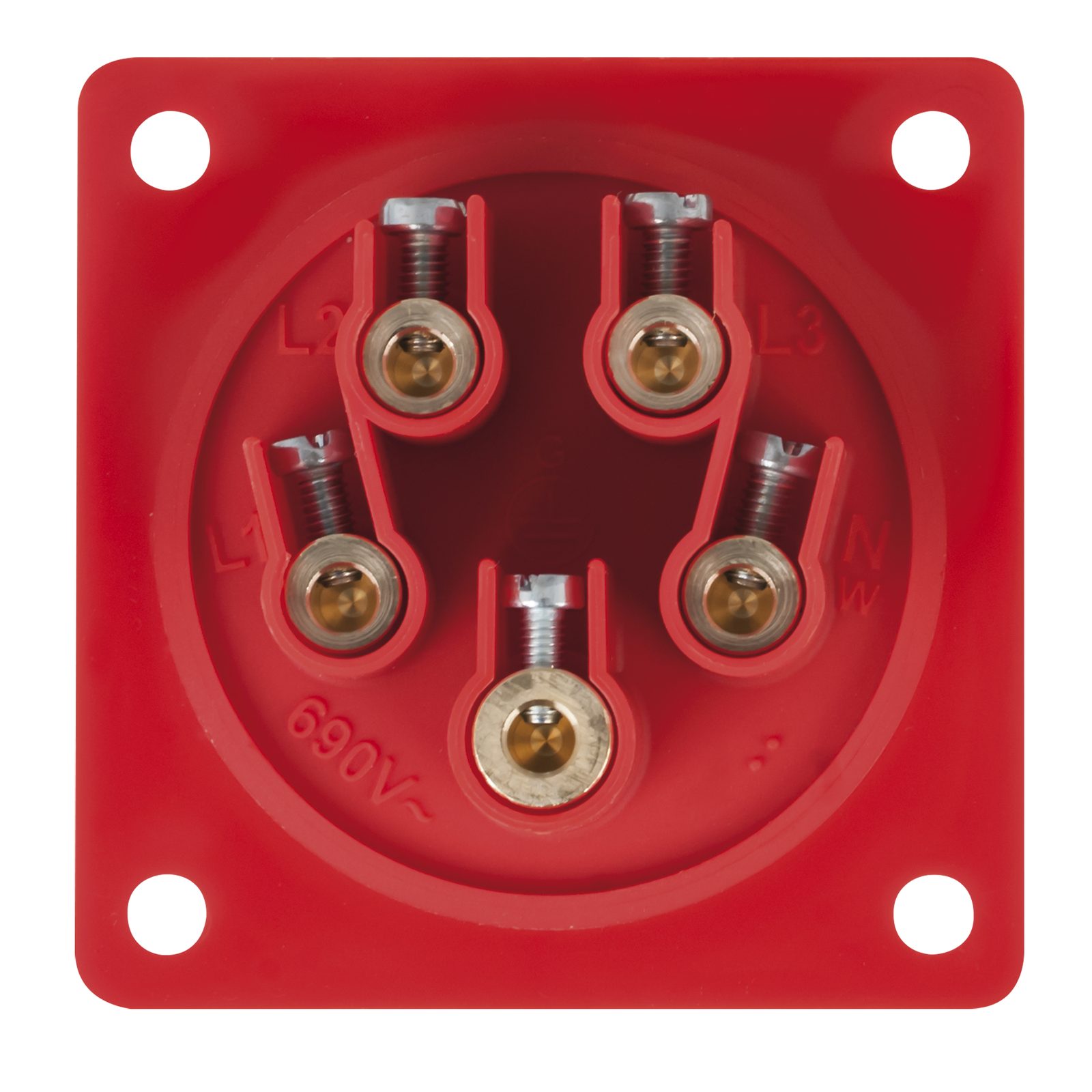 CEE 16A/400V 5P Spina Maschio Rosso - PCE 913411