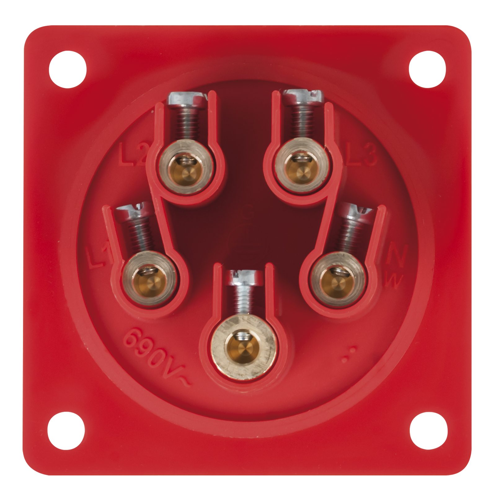 CEE 32A/400V 5P Spina Maschio Rosso - PCE 913421