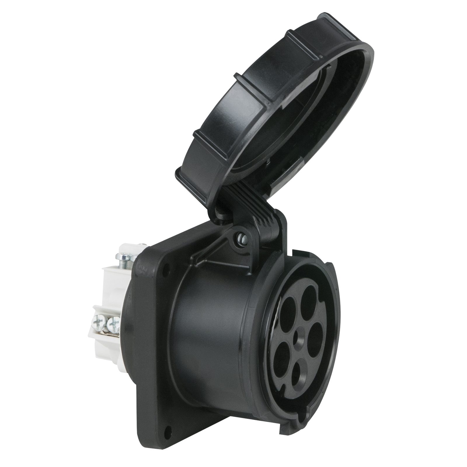 Presa CEE 63A 5P Femmina IP67 Nero - PCE 91353