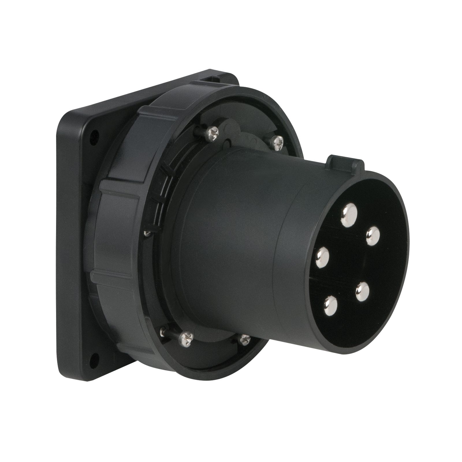 Spina CEE 125A 5P Maschio IP67 Nero - PCE 913543