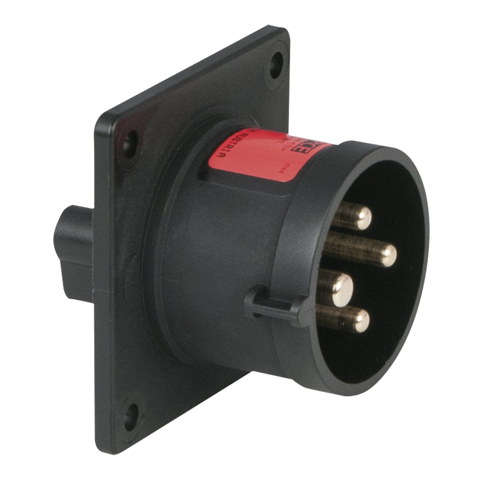 Presa CEE 16 A/400 V 4P Maschio Nero - PCE 91369