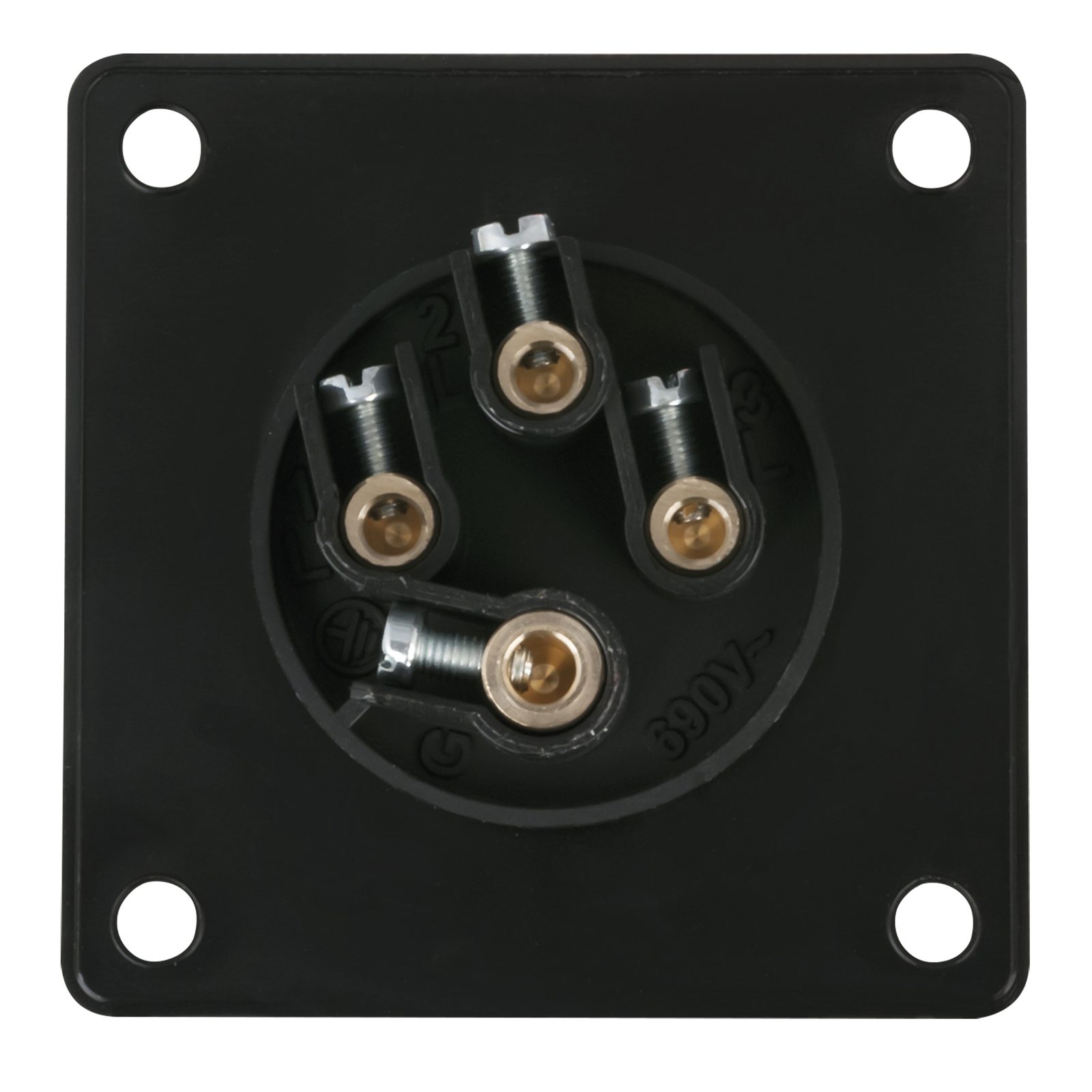 Presa CEE 16 A/400 V 4P Maschio Nero - PCE 91369