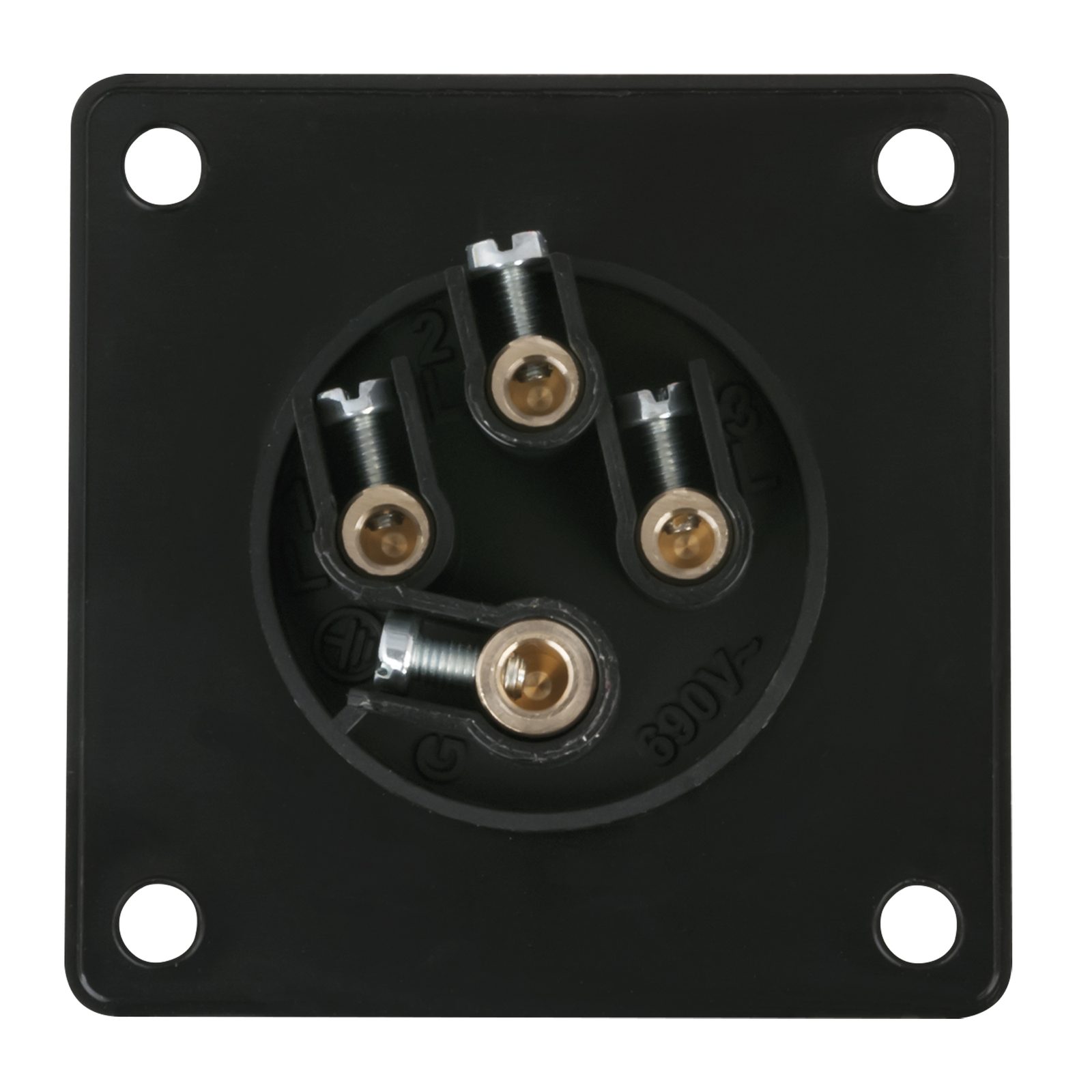 Spina CEE 16 A/400 V 4P Femmina Nera - PCE 91371