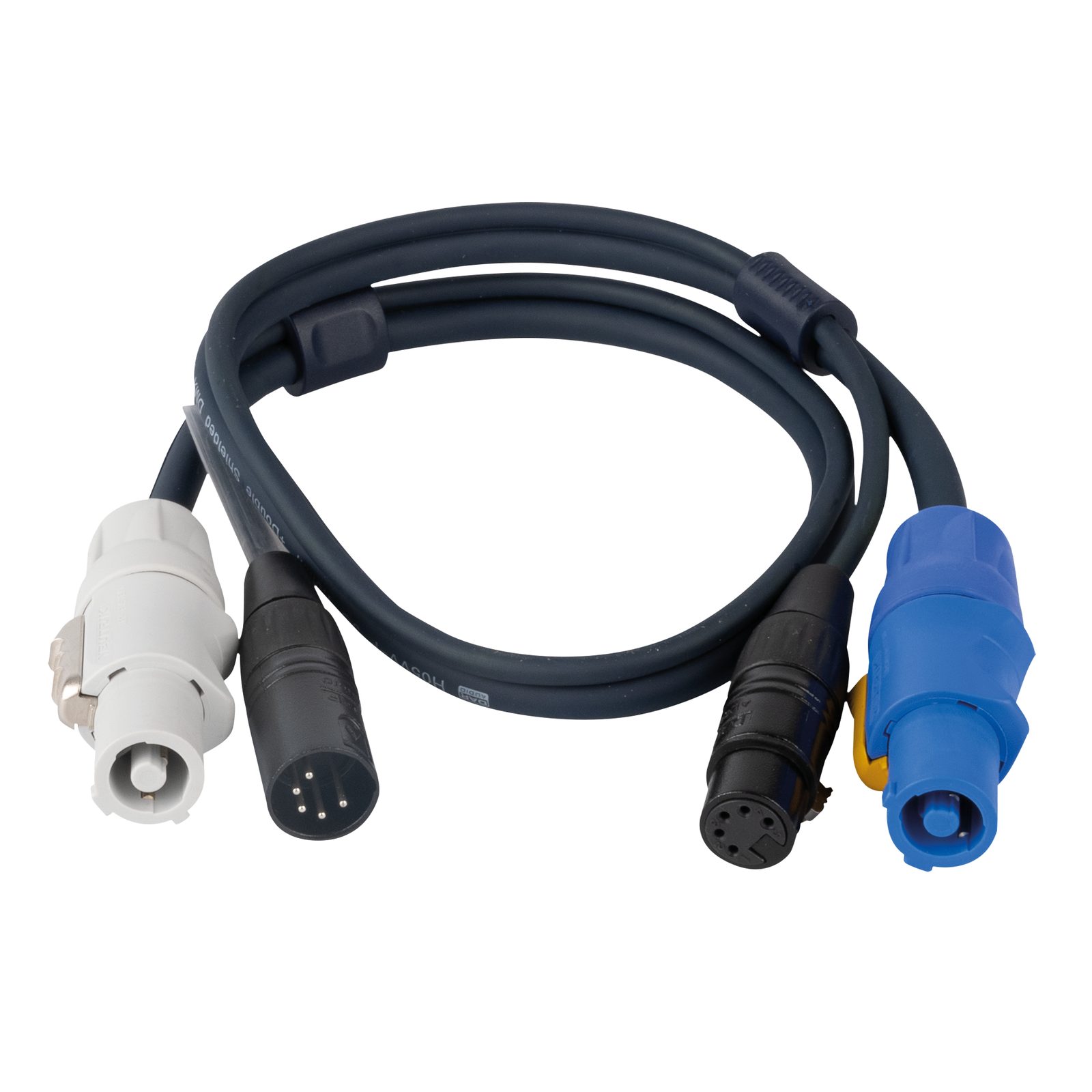 Cavo ibrido powerCON & DMX 5-pin XLR 0.75m - DAP 93000