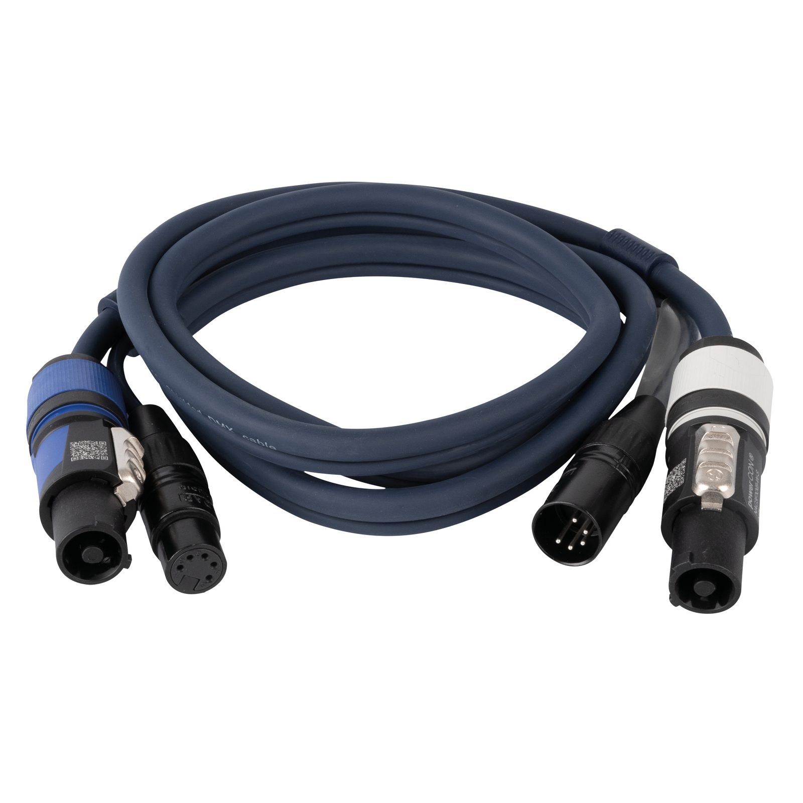 Cavo ibrido powerCON & DMX 5-pin XLR 1.5m - DAP 93001