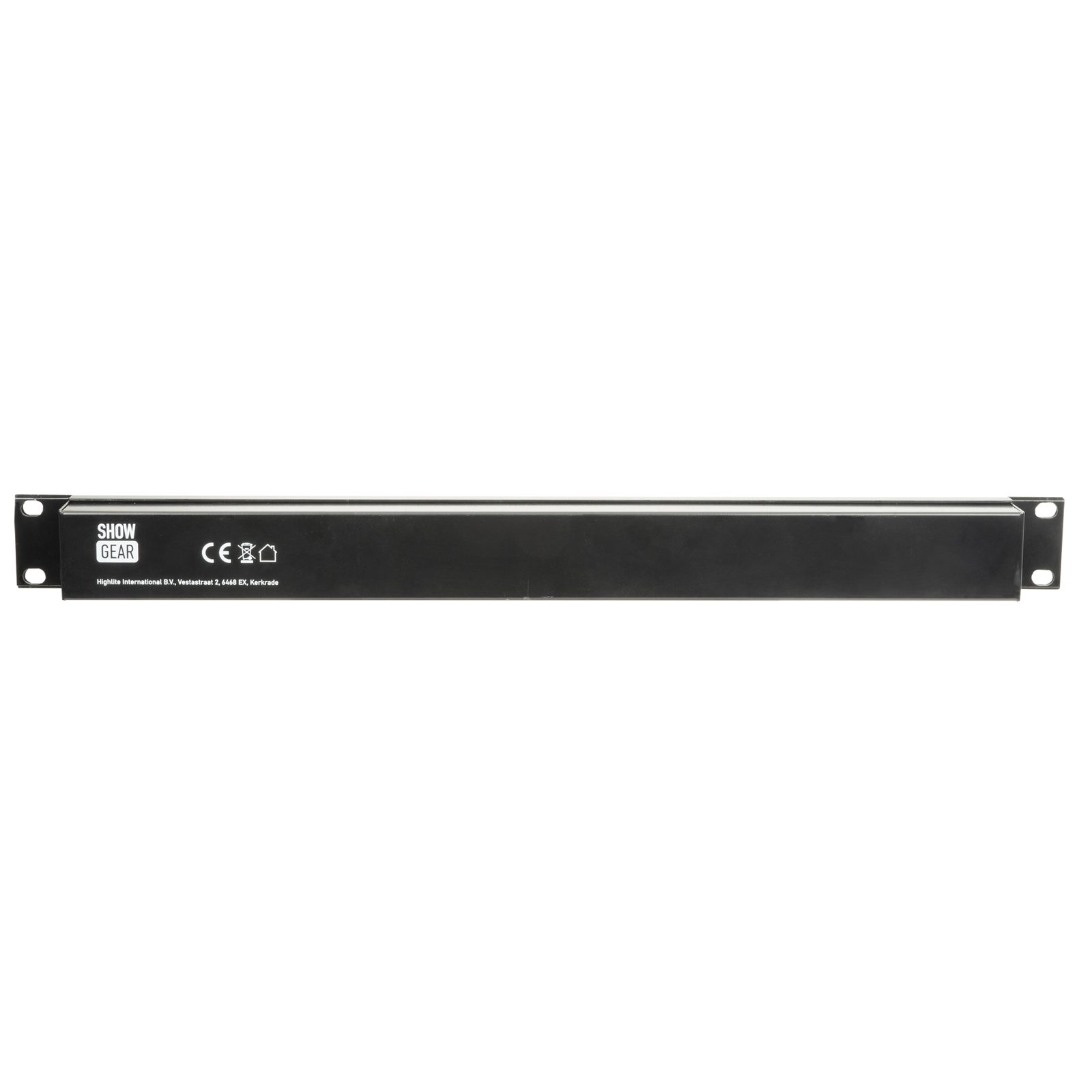 Splitter DMX rack 1U 8x XLR 5 pin maschio a 2x RJ45 femmina - Showgear DS-24m/5 96030