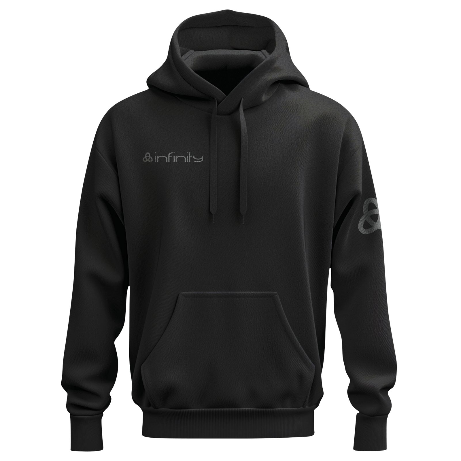 Hoodie Unisex Cotone Pile 500g/m² Drop Shoulder L - Infinity 99683