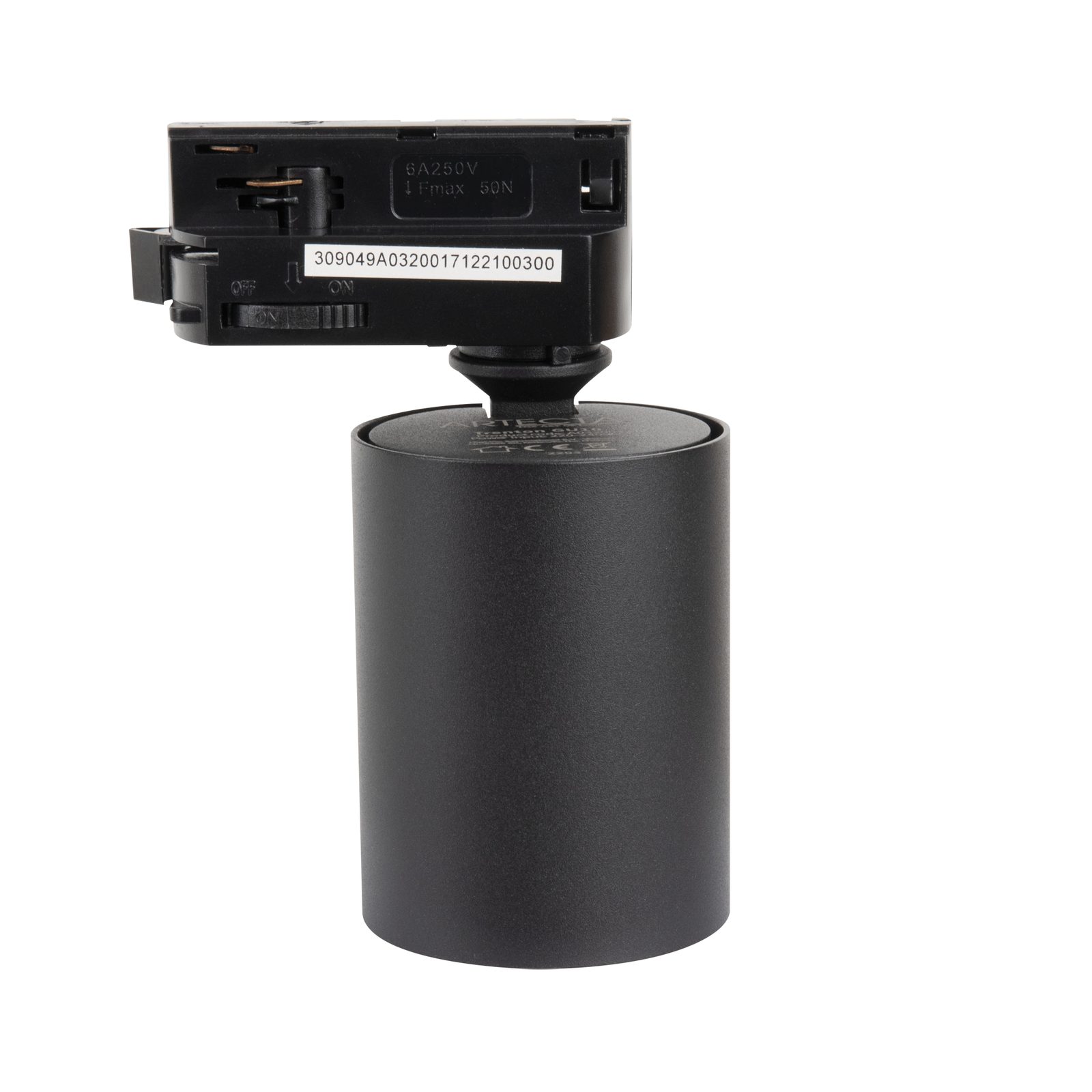 Lampada a binario Trenton GU10 nera - Artecta A0320017
