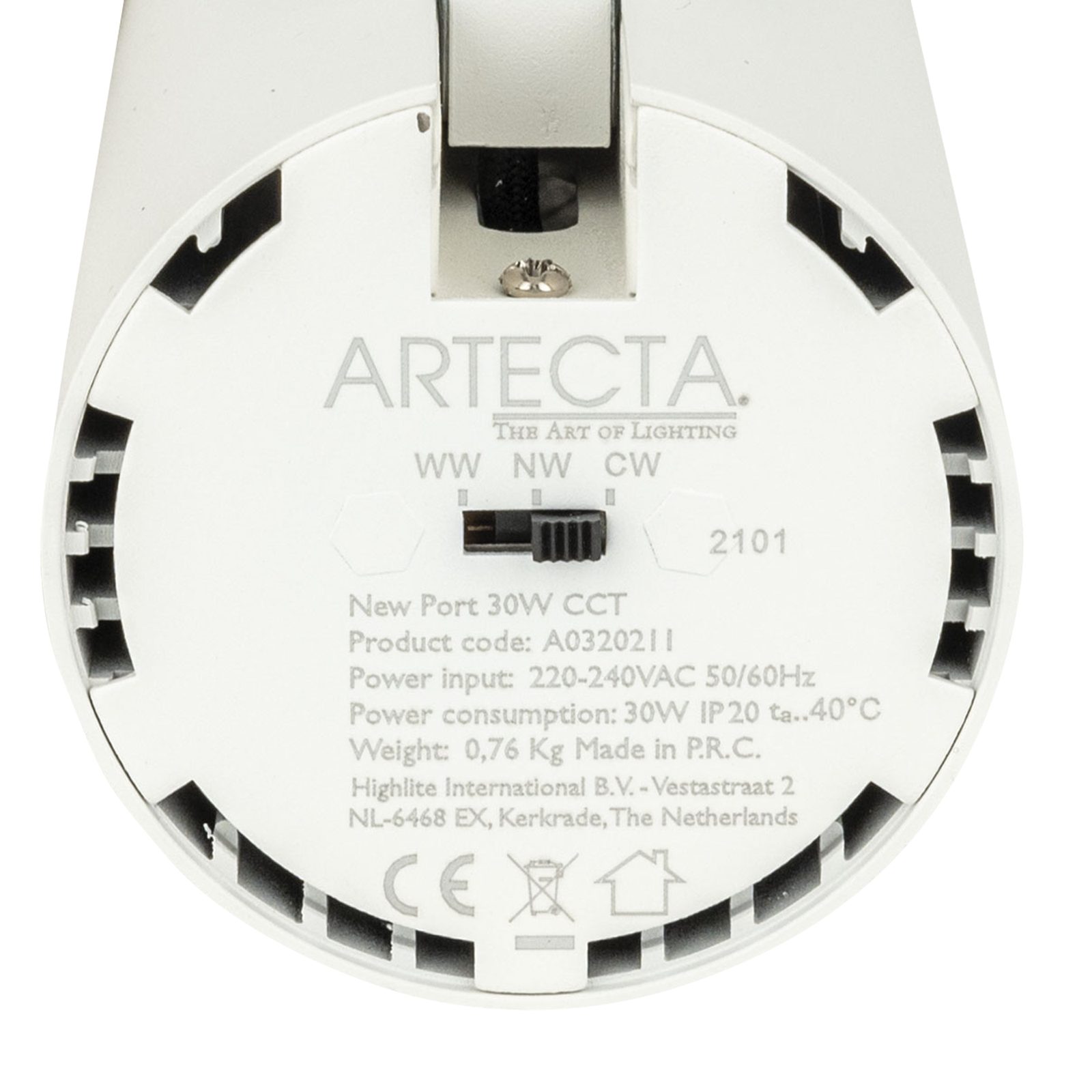 Luce da binario LED 30W CCT Bianco - Artecta A0320211