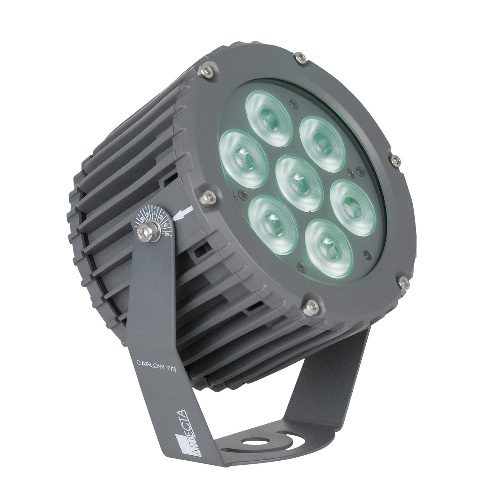 Carlow RGB 7/3 - Faretto LED RGB 7x3W IP66 - Artecta A0720050