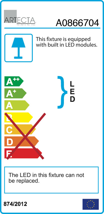 Striscia LED RGB IP65 1m Profilo Alluminio - Artecta A0866704