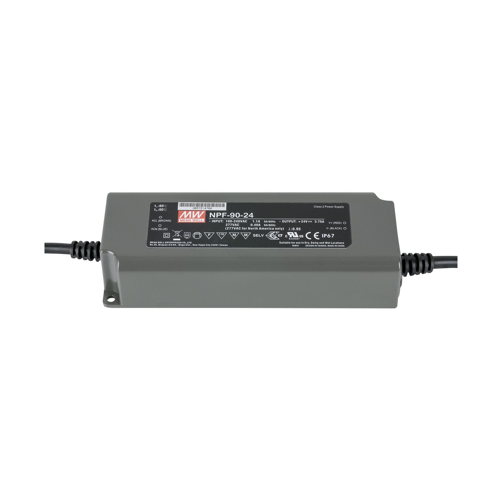 Driver LED 90W 24V DC IP67 - Meanwell A9900365